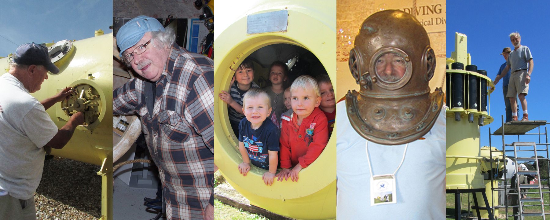 Image of our museum volunteers at work.