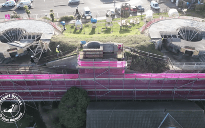 Gosport Drones video of the work at No. 2 Battery